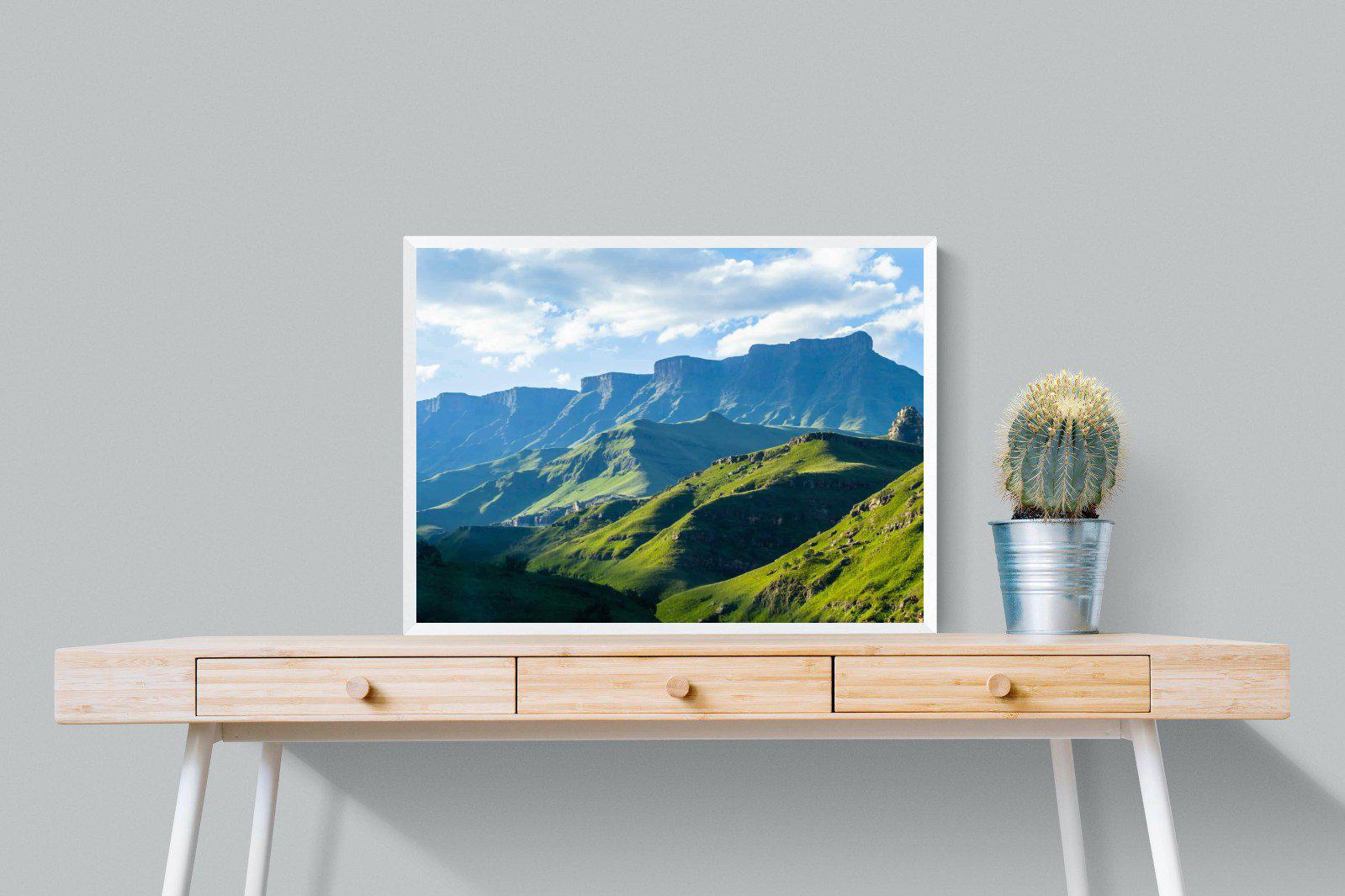 Drakensberg-Wall_Art-80 x 60cm-Mounted Canvas-White-Pixalot