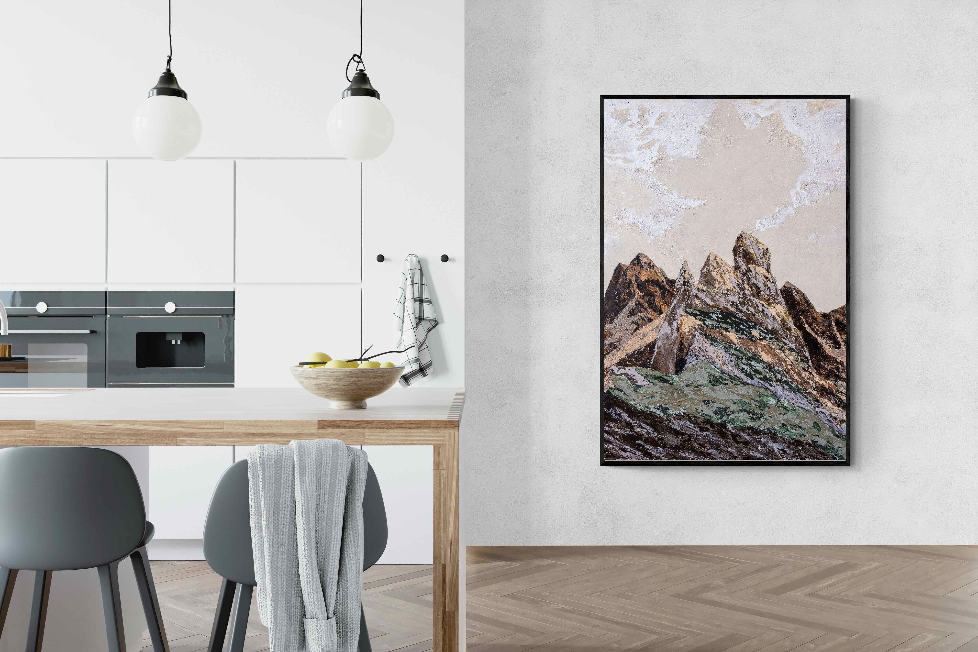 Pixalot Earthy Textured Mountains