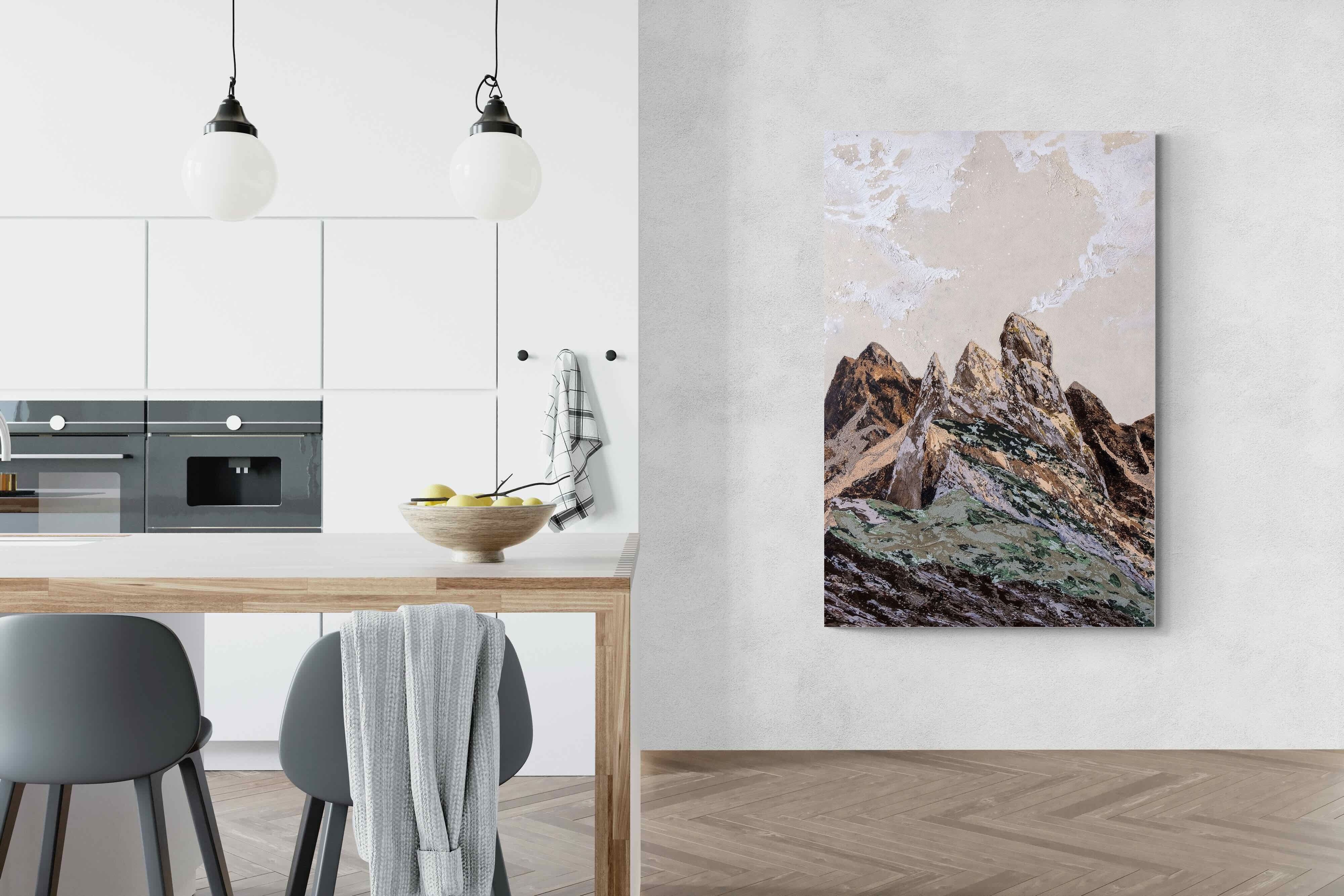 Pixalot Earthy Textured Mountains
