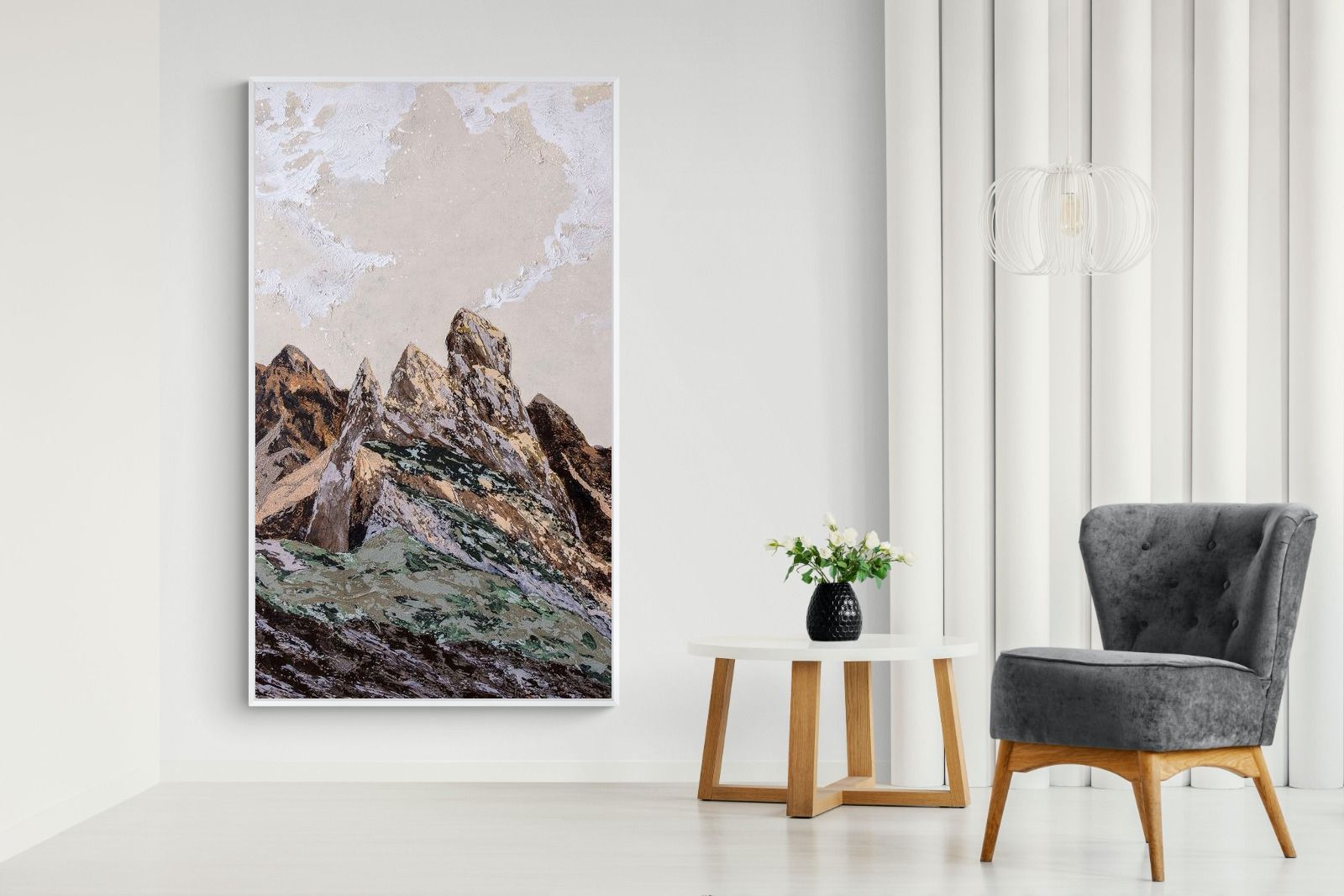 Pixalot Earthy Textured Mountains