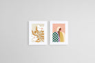 Elegant Figures-Wall_Art-45 x 60cm (x2)-Framed Print-White-Pixalot