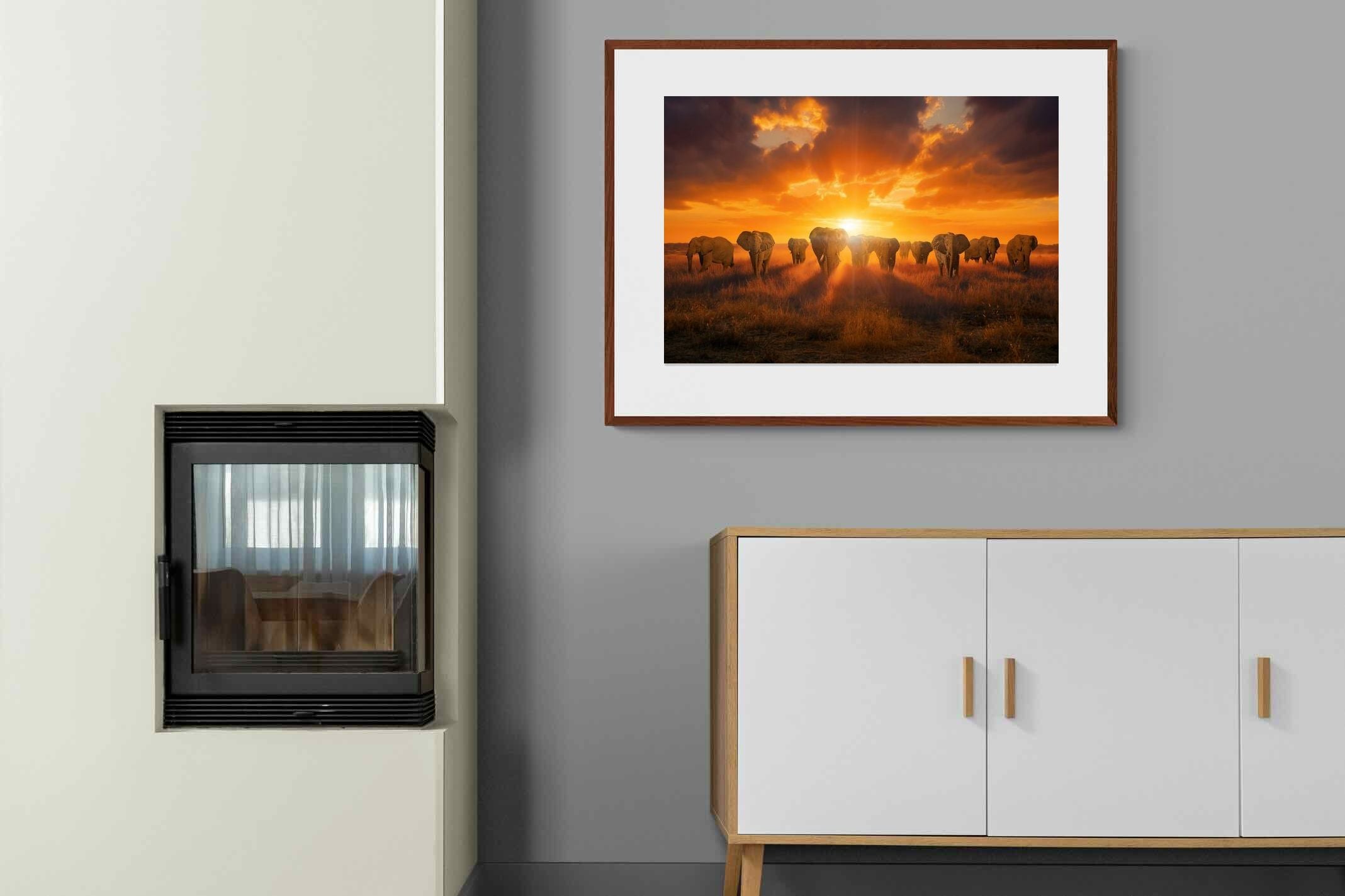 Pixalot ® Elephant Sunset