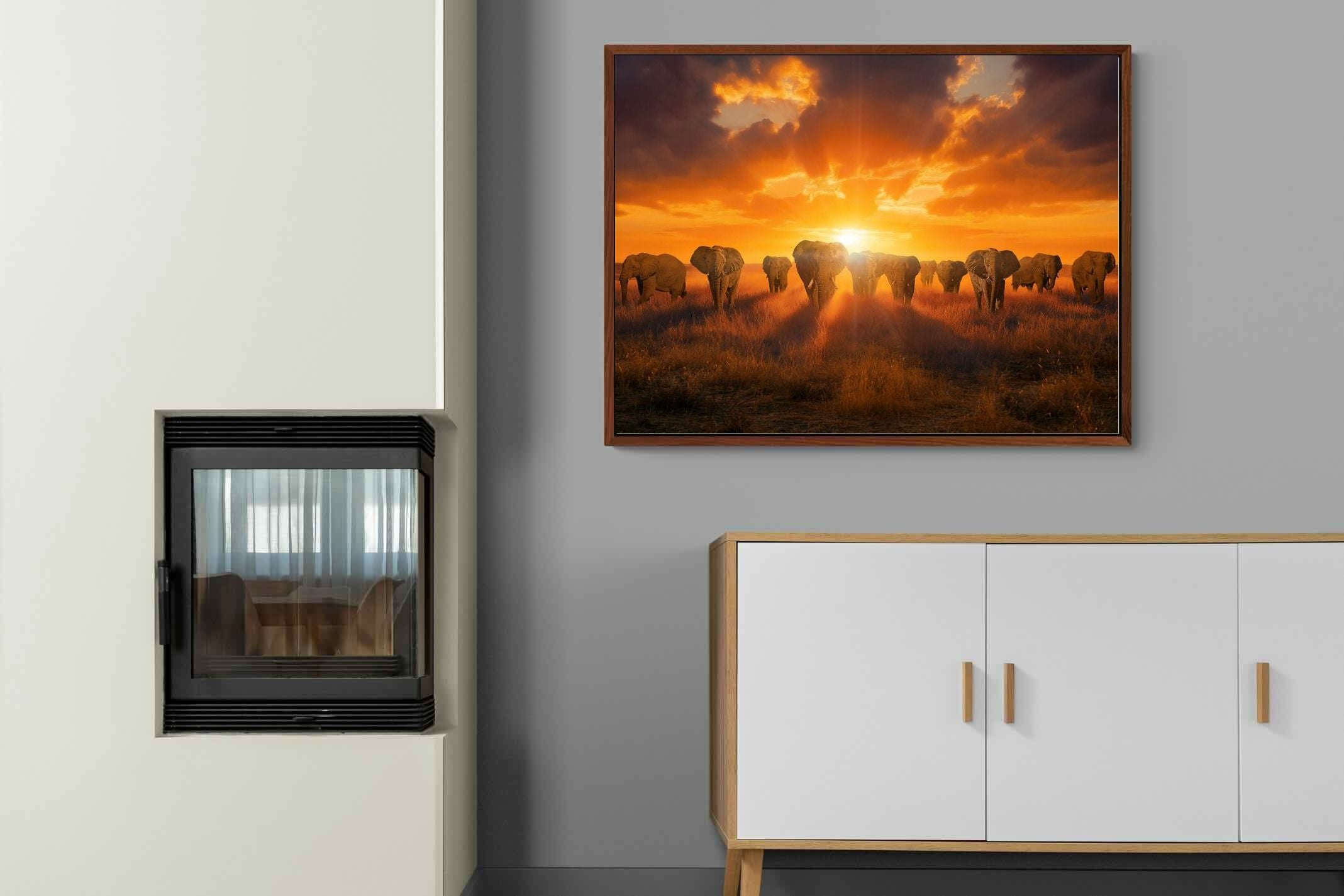 Pixalot ® Elephant Sunset