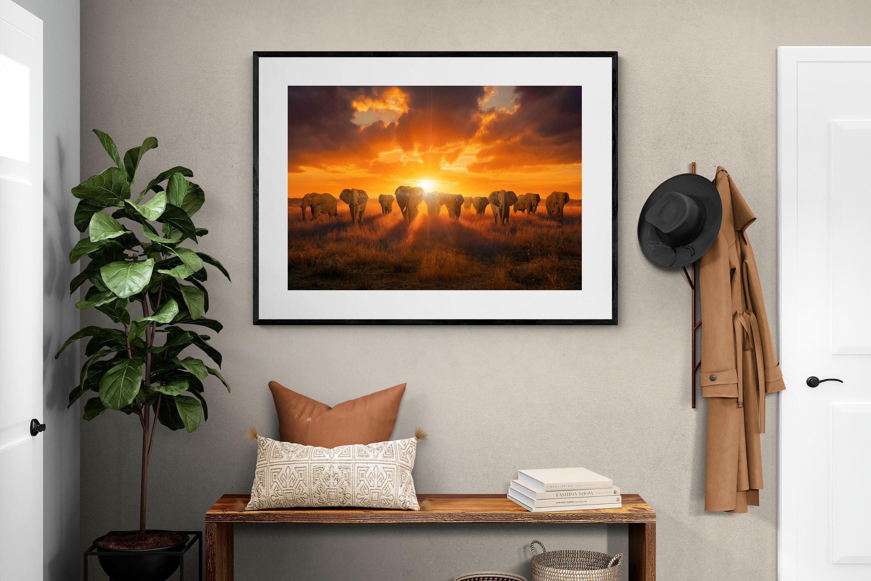 Pixalot ® Elephant Sunset