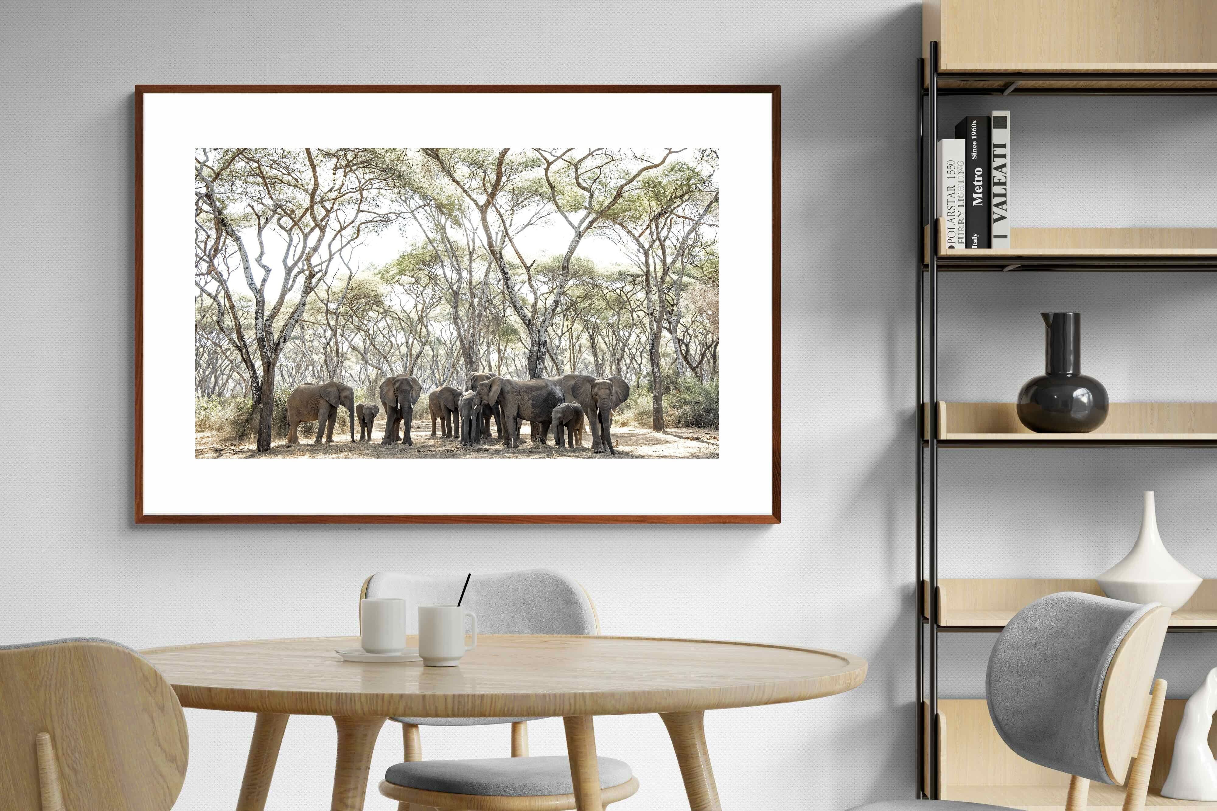 Pixalot Elephants Under Umbrellas