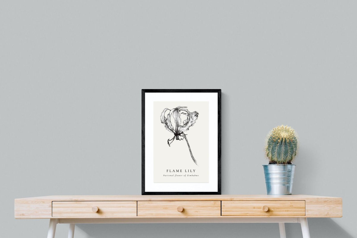 Pixalot ® Flame Lily Illustration