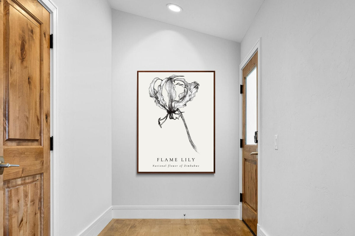 Pixalot ® Flame Lily Illustration