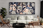 Pixalot Floral Flamingos