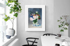Pixalot Flowers in a Crystal Vase