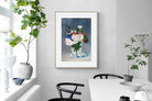 Pixalot Flowers in a Crystal Vase