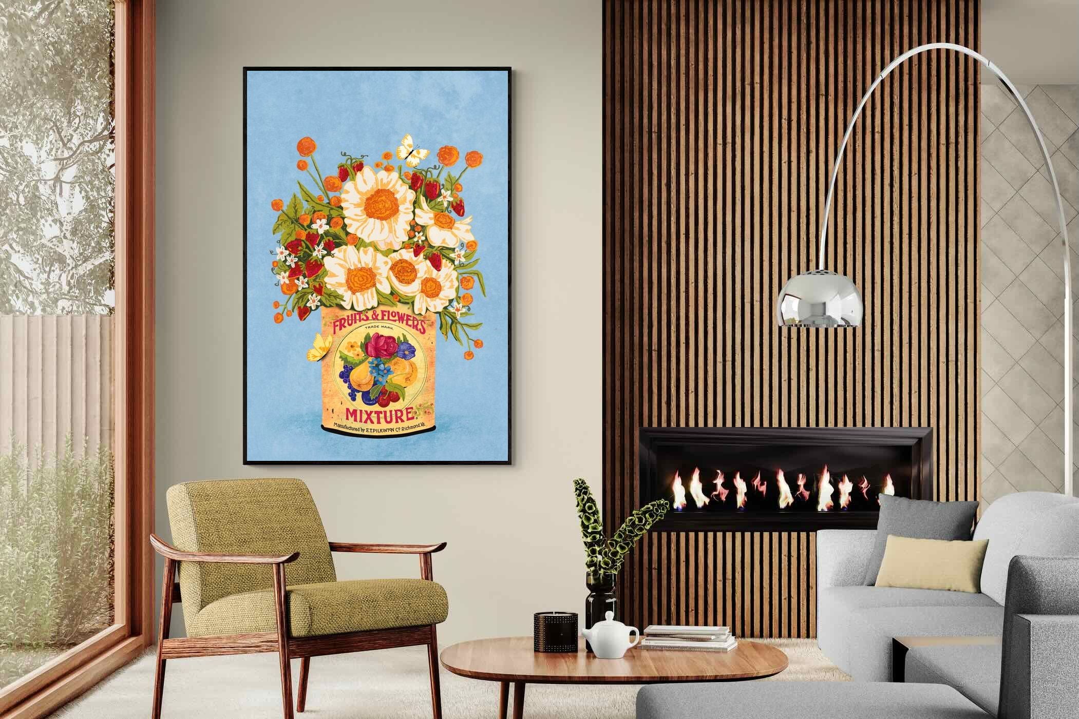 Pixalot Flowers in a Tea Can