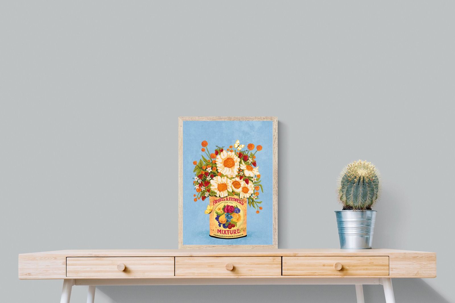 Pixalot Flowers in a Tea Can