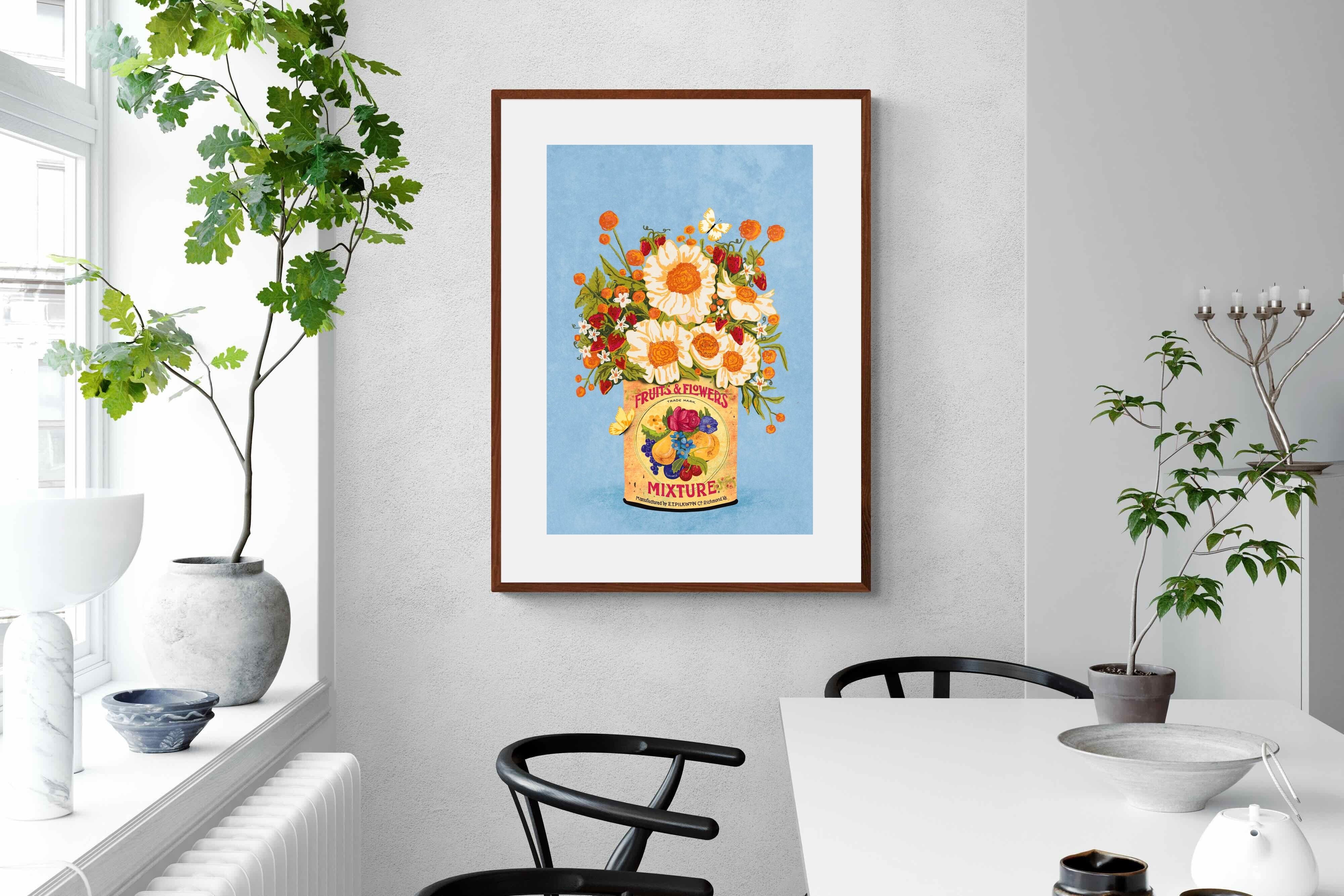 Pixalot Flowers in a Tea Can