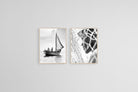 Freetown Fishermen-Wall_Art-45 x 60cm (x2)-Mounted Canvas-Wood-Pixalot