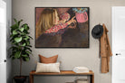 Pixalot Girl with a Vase of Flowers