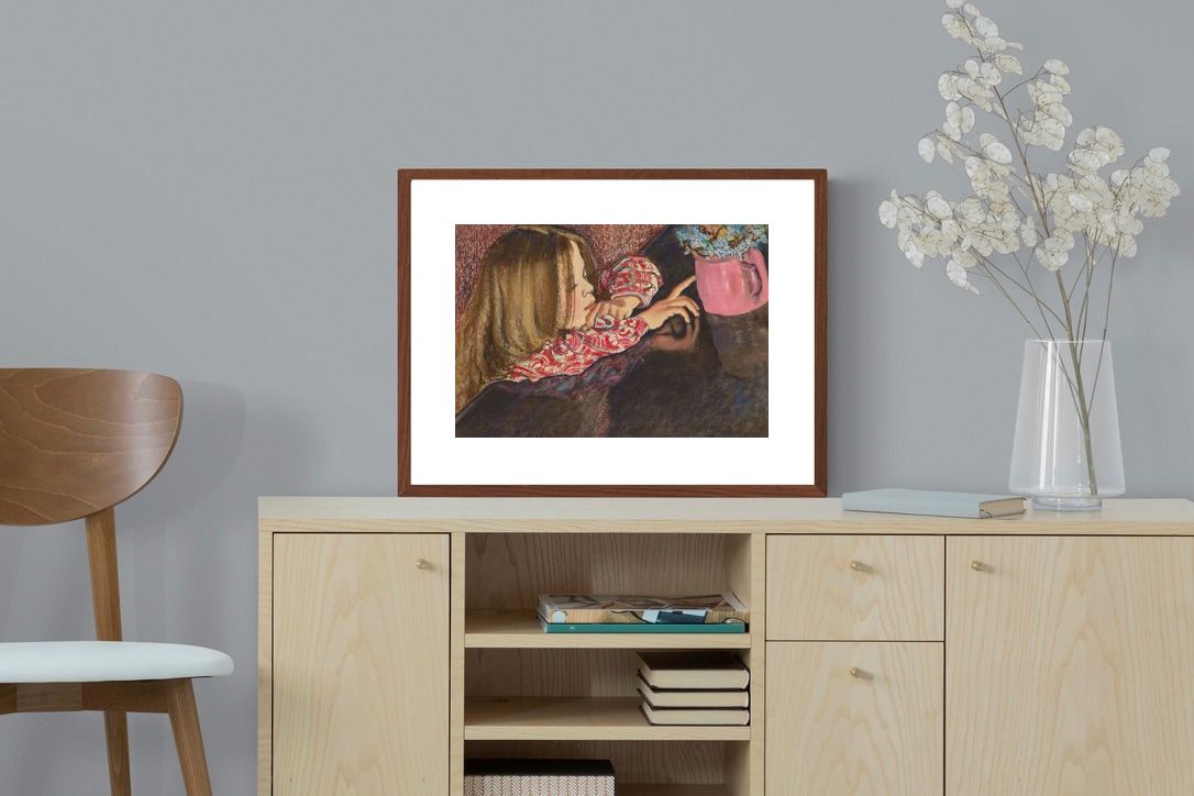 Pixalot ® Girl with a Vase of Flowers