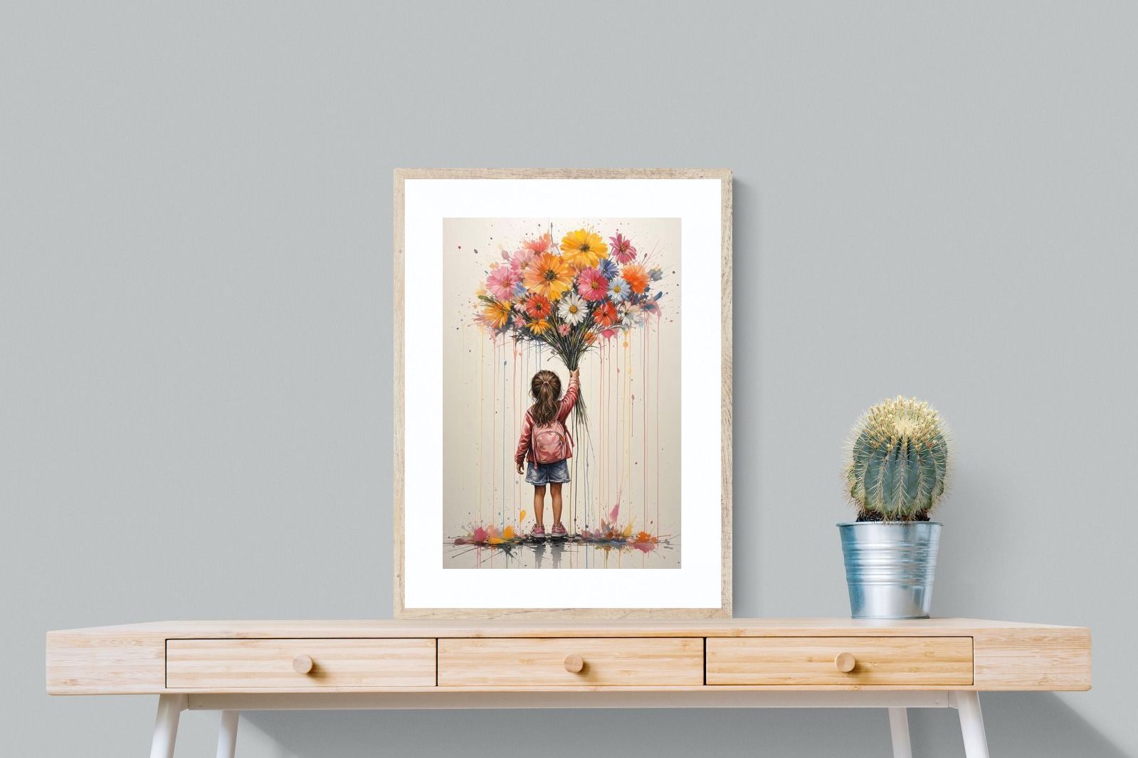 Pixalot ® Girl With Flowers