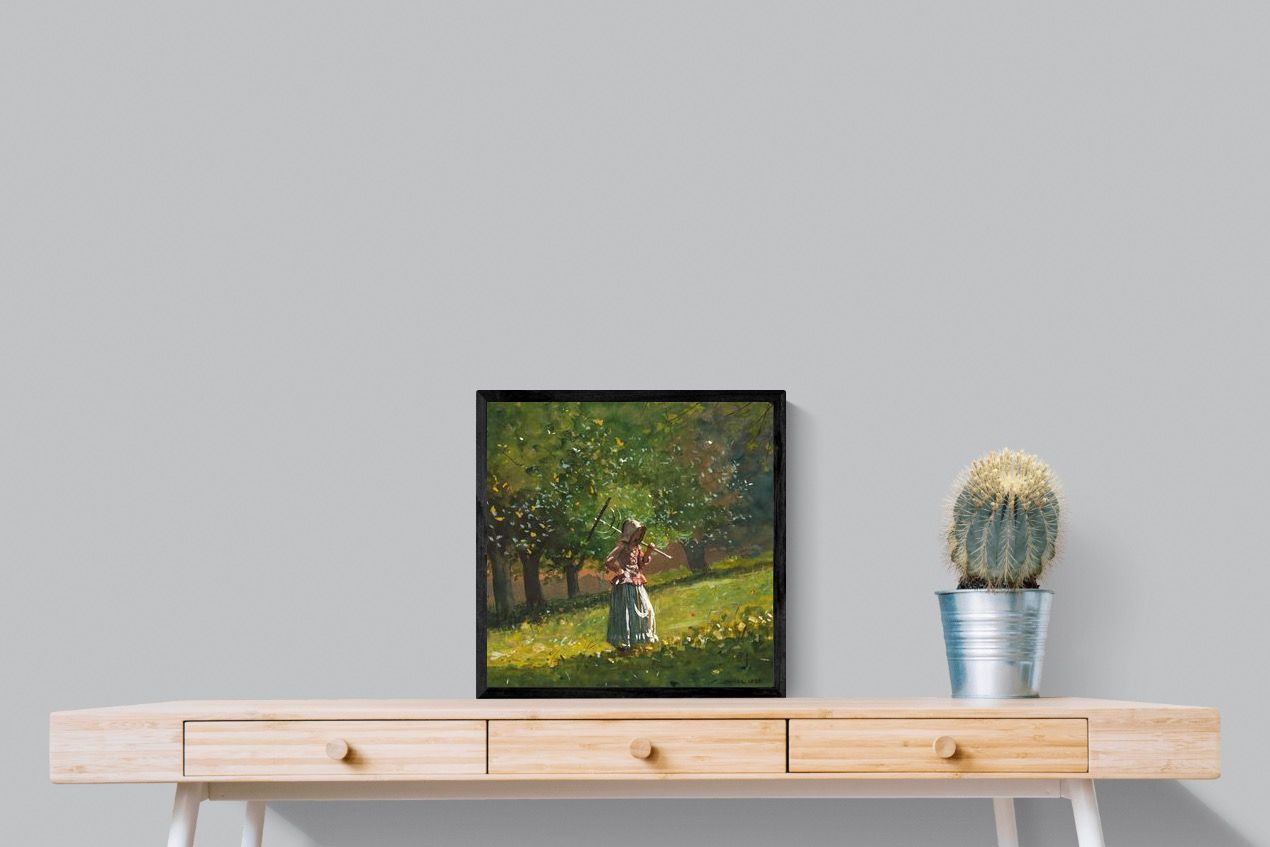 Pixalot ® Girl with Hay Rake