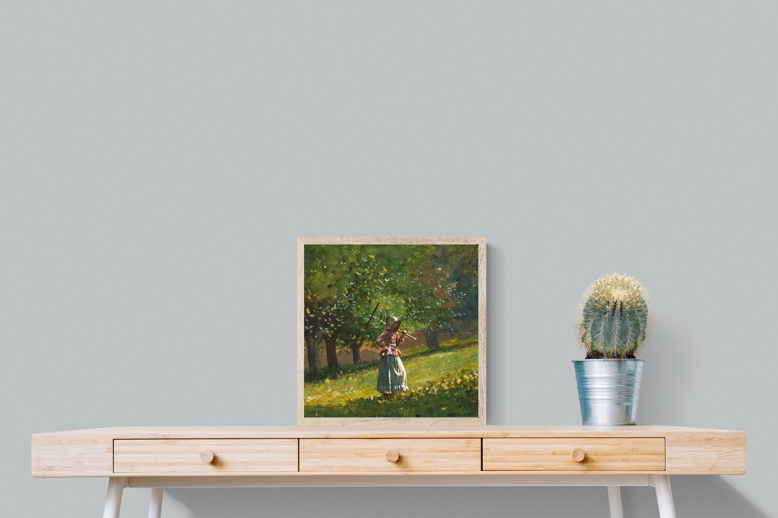 Pixalot ® Girl with Hay Rake