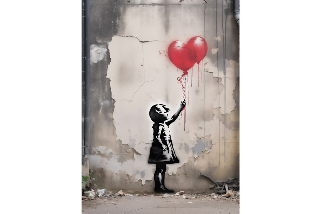 Girl with Red Balloons-Wall_Art-Pixalot