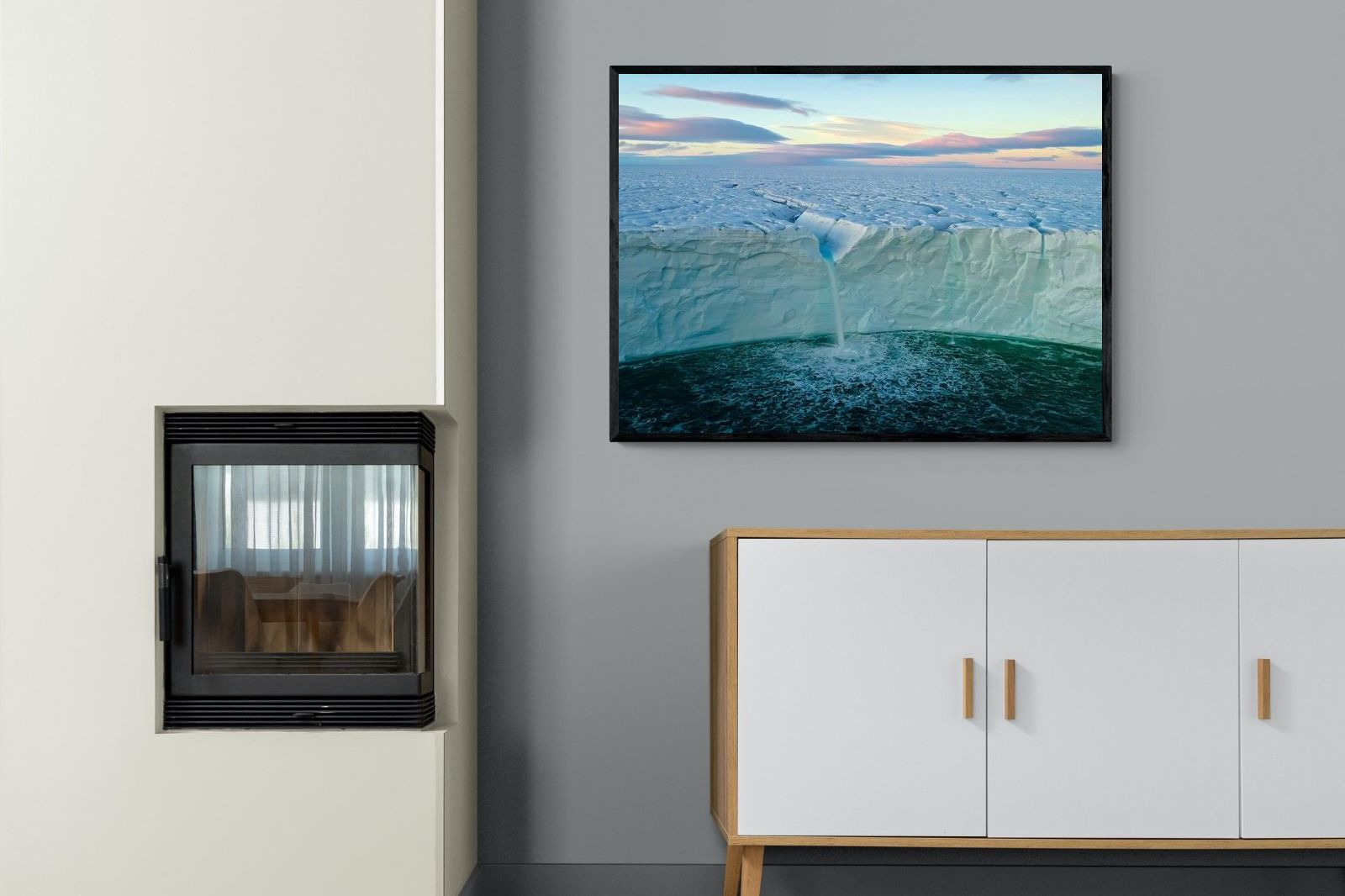 Pixalot Glacial Waterfall