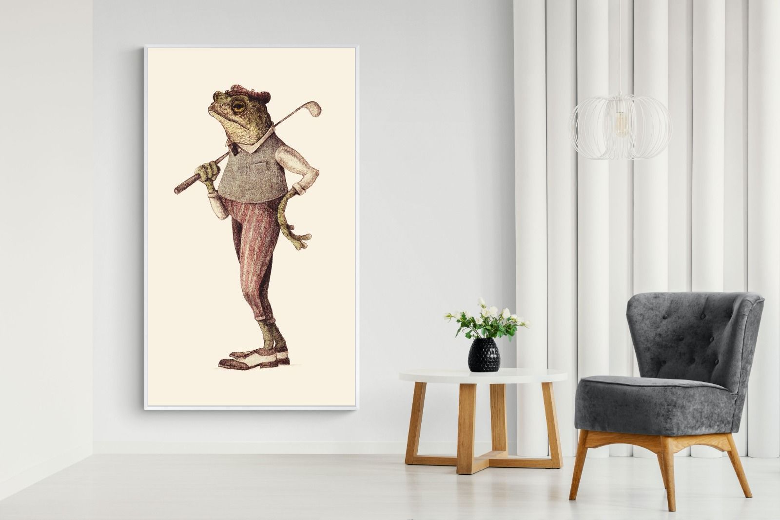 Pixalot Golfing Frog