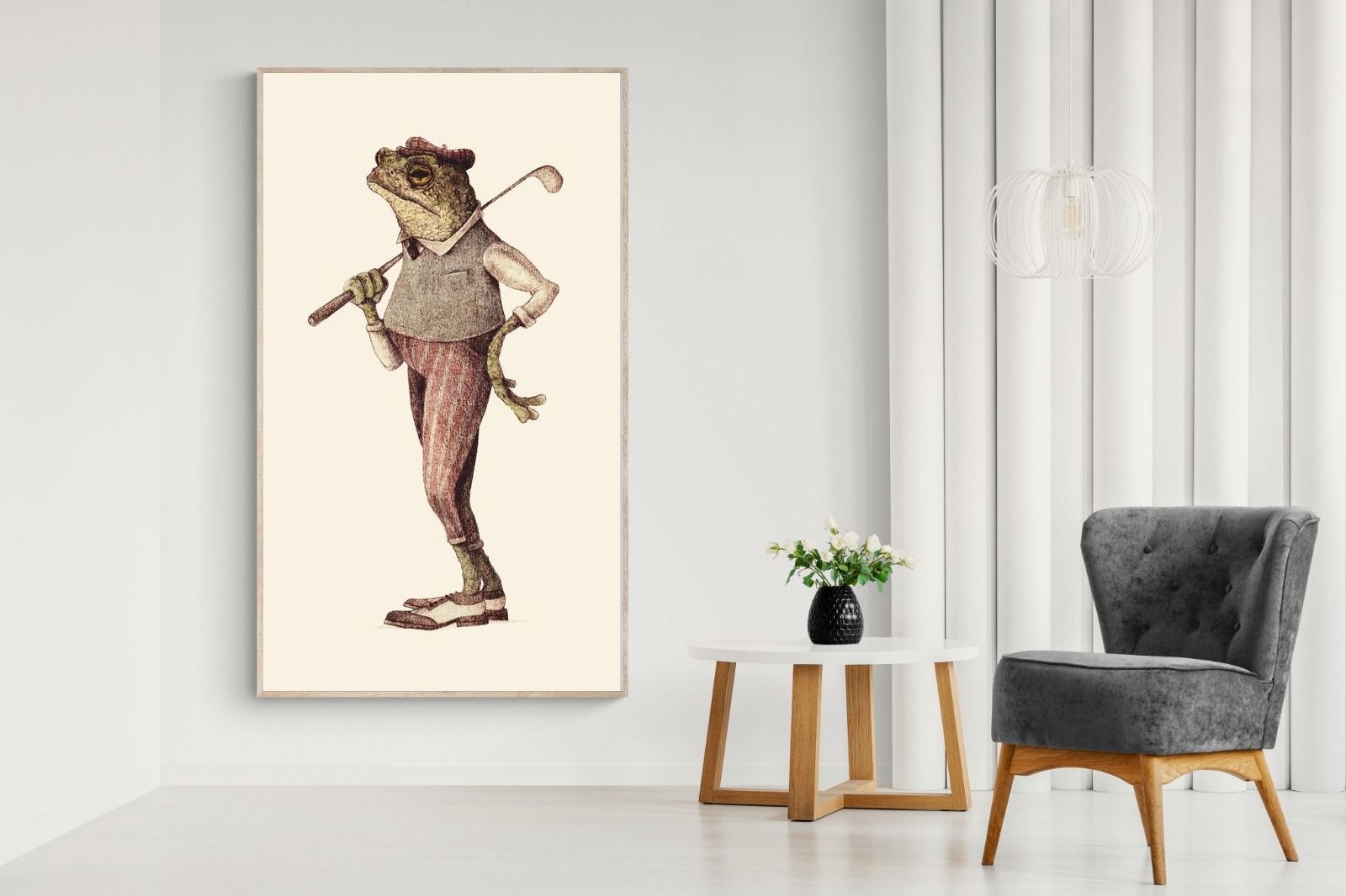 Pixalot Golfing Frog