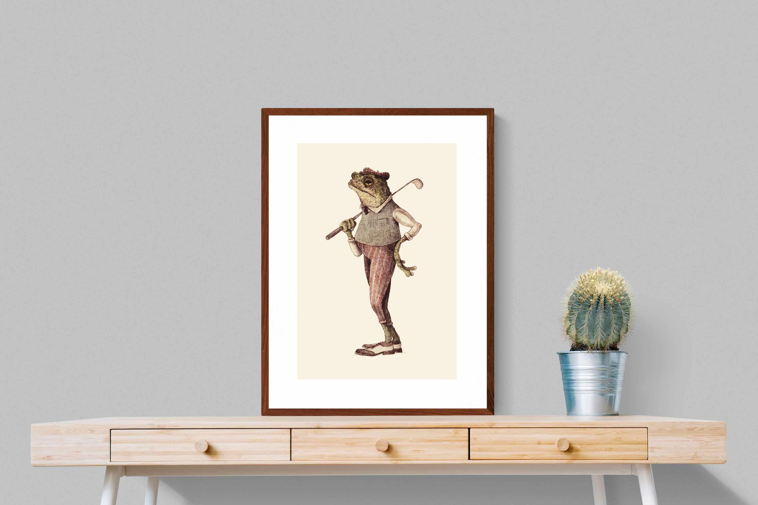 Pixalot Golfing Frog