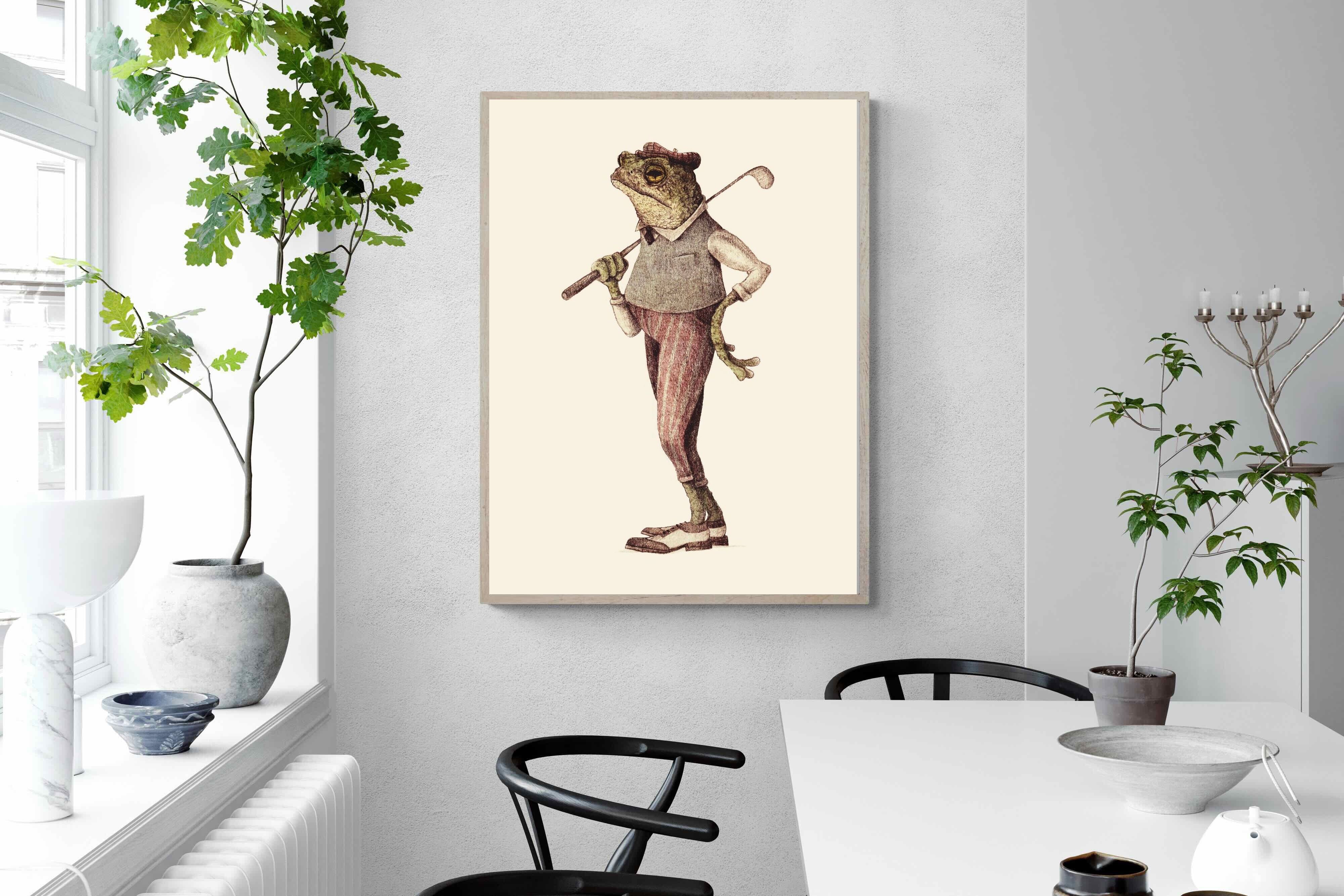 Pixalot Golfing Frog
