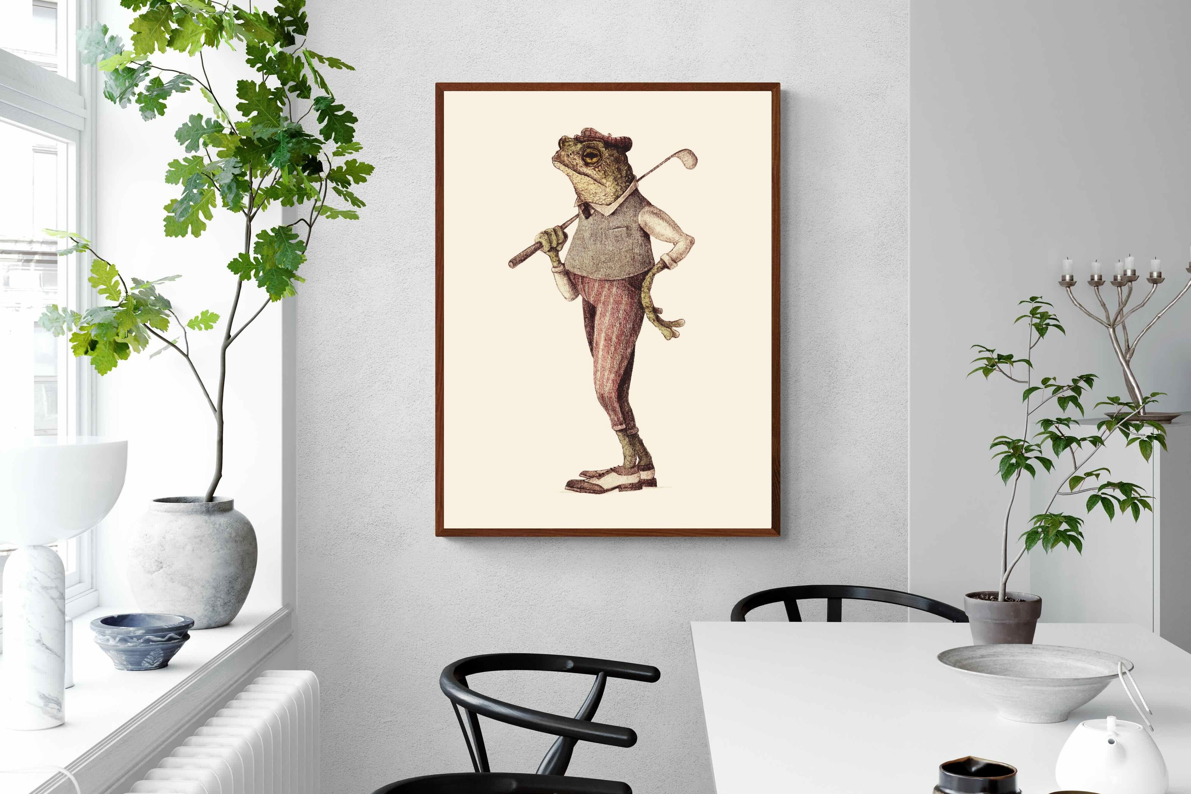 Pixalot Golfing Frog