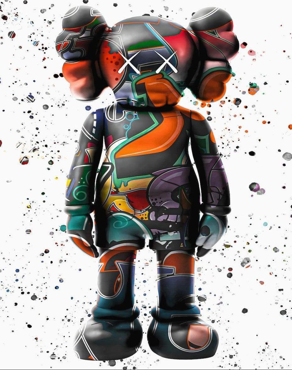 Graffiti KAWS Wall Art | Canvas & Framed Prints – Pixalot