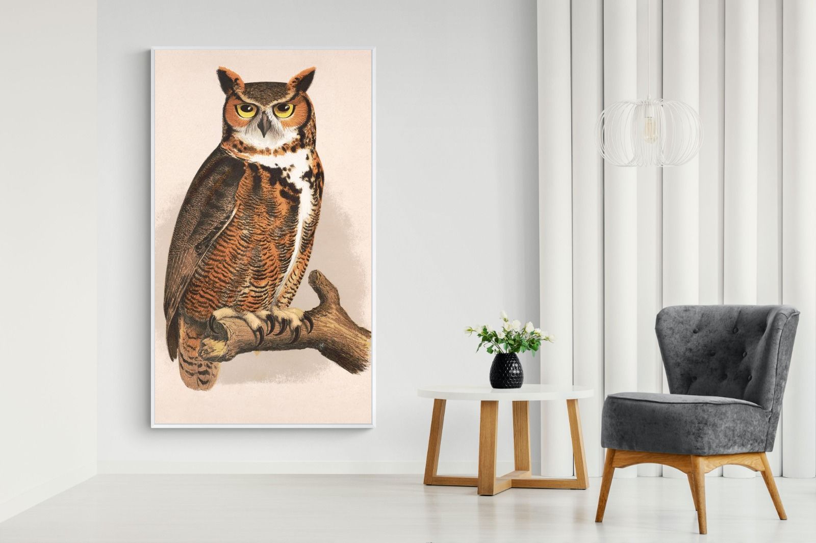 Pixalot Great Horned Owl