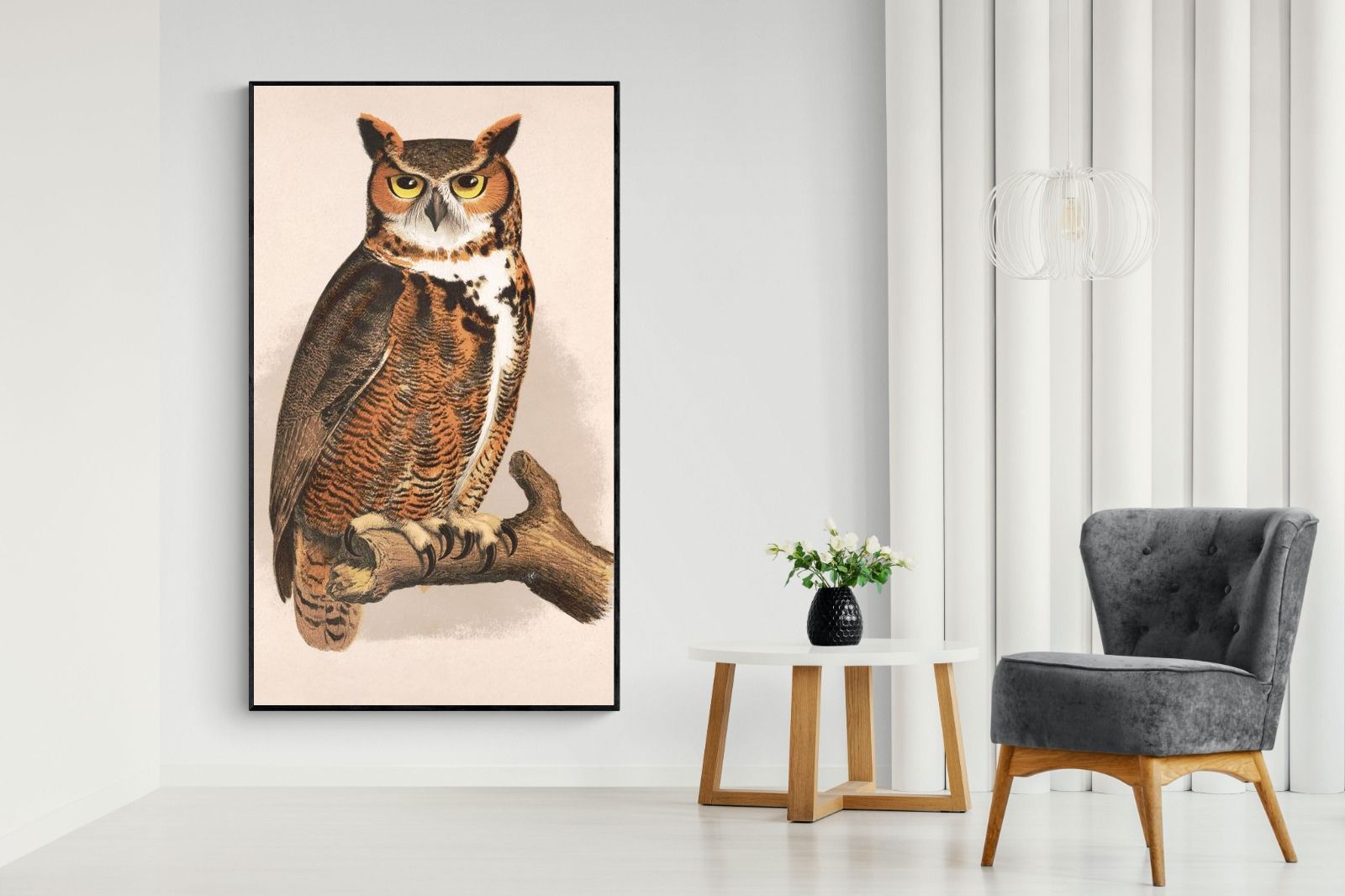 Pixalot Great Horned Owl