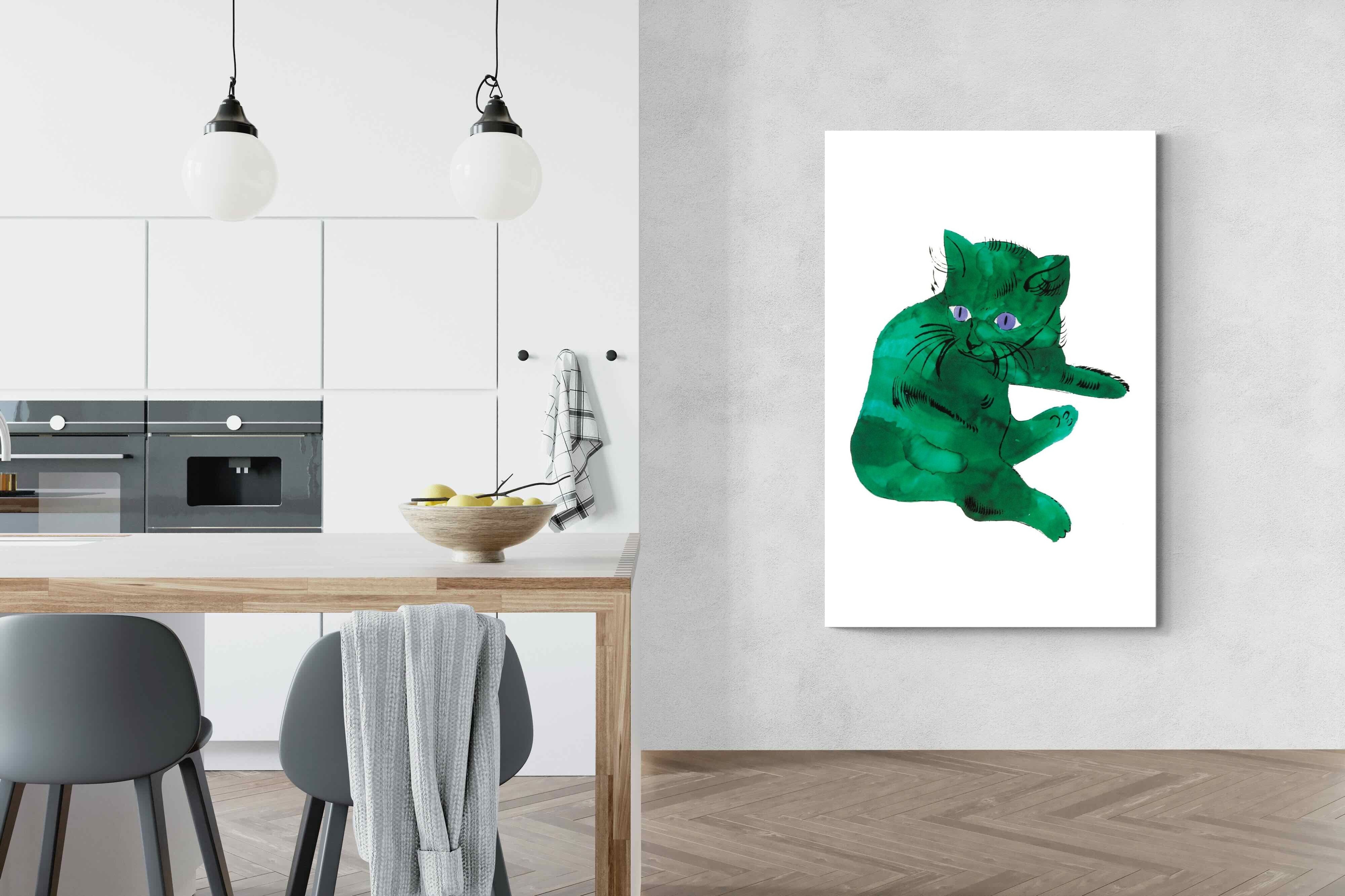 Pixalot Green Cat