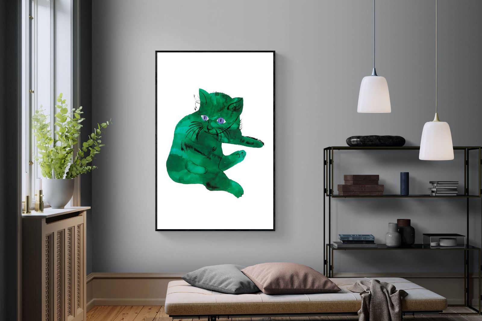 Pixalot Green Cat