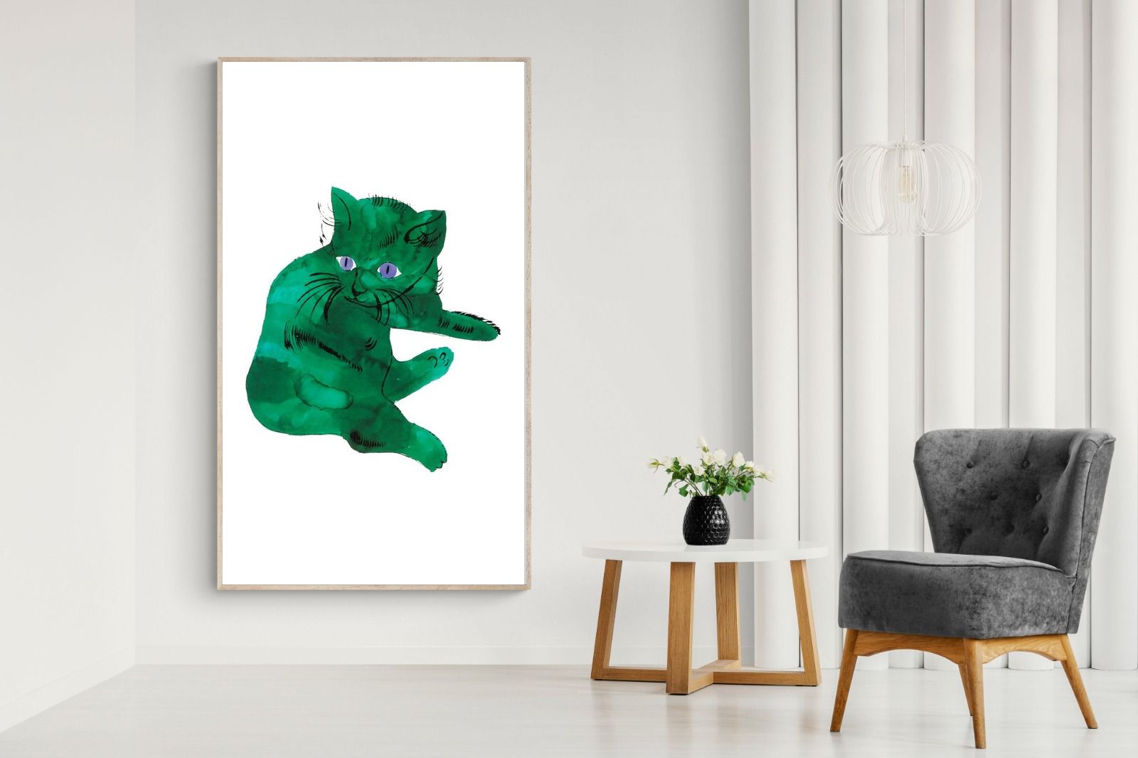 Pixalot Green Cat