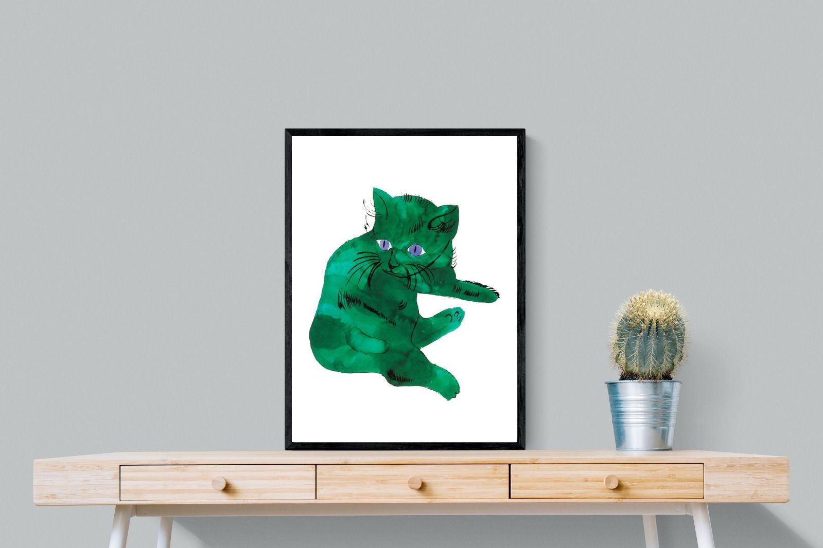 Pixalot Green Cat