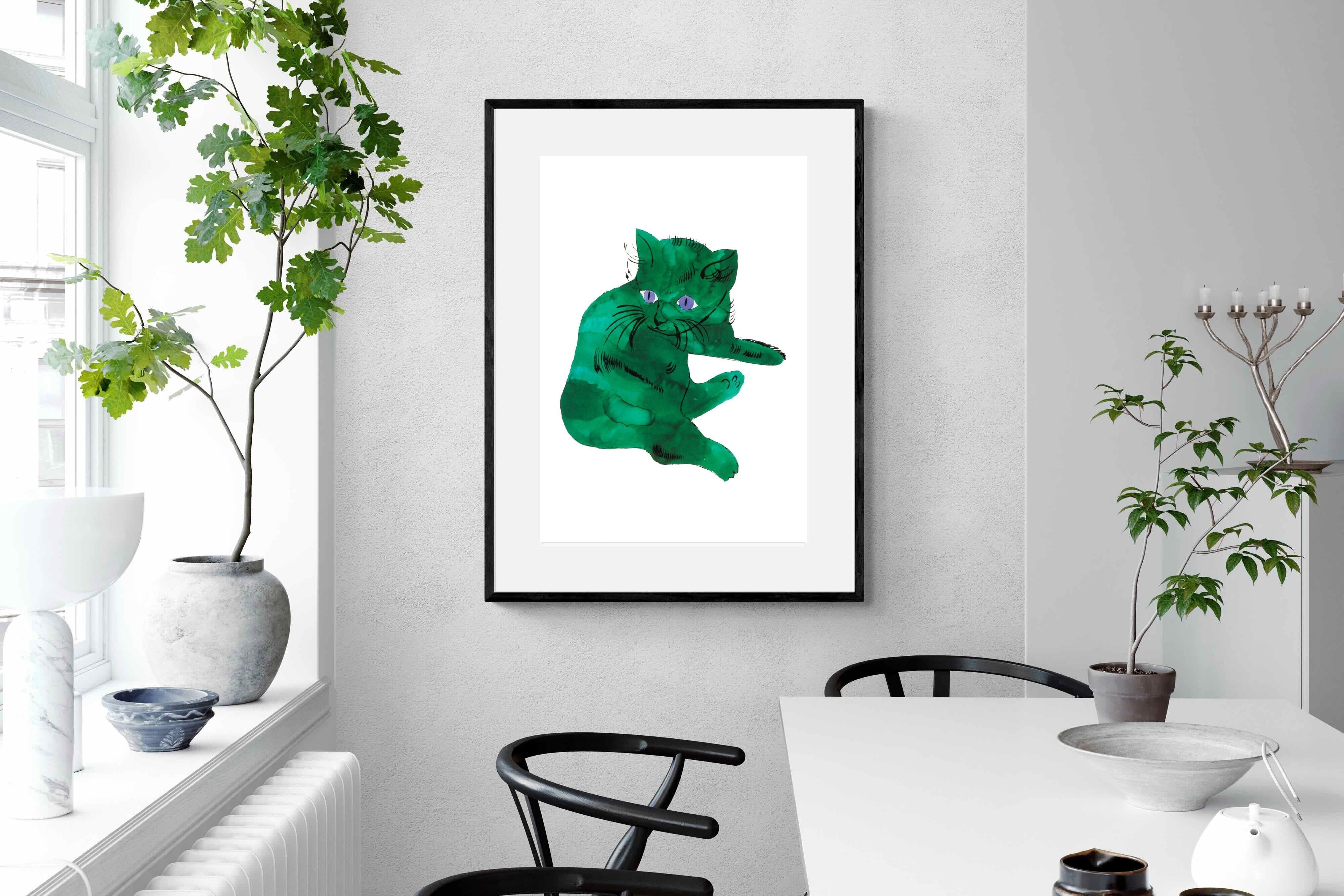 Pixalot Green Cat