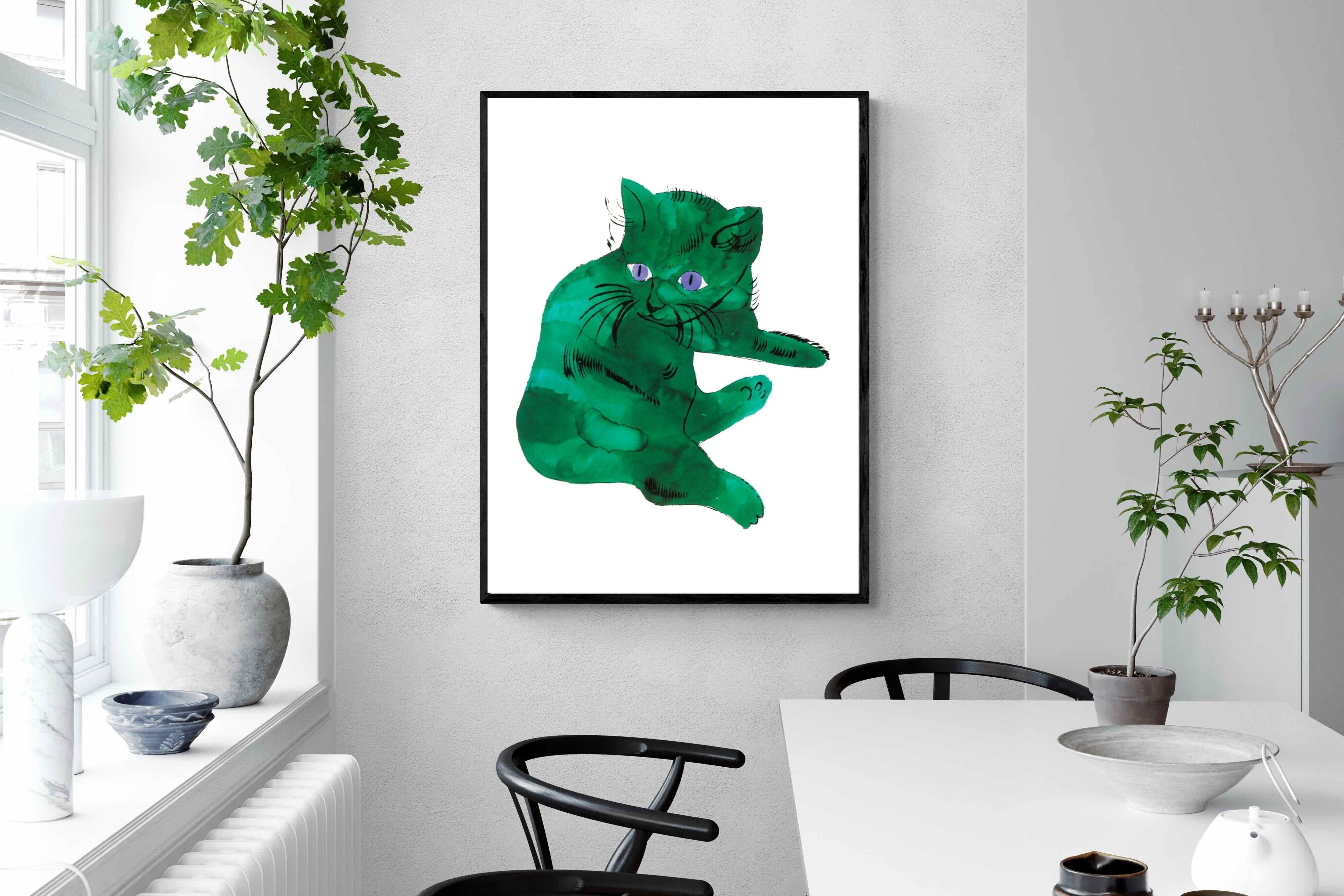 Pixalot Green Cat