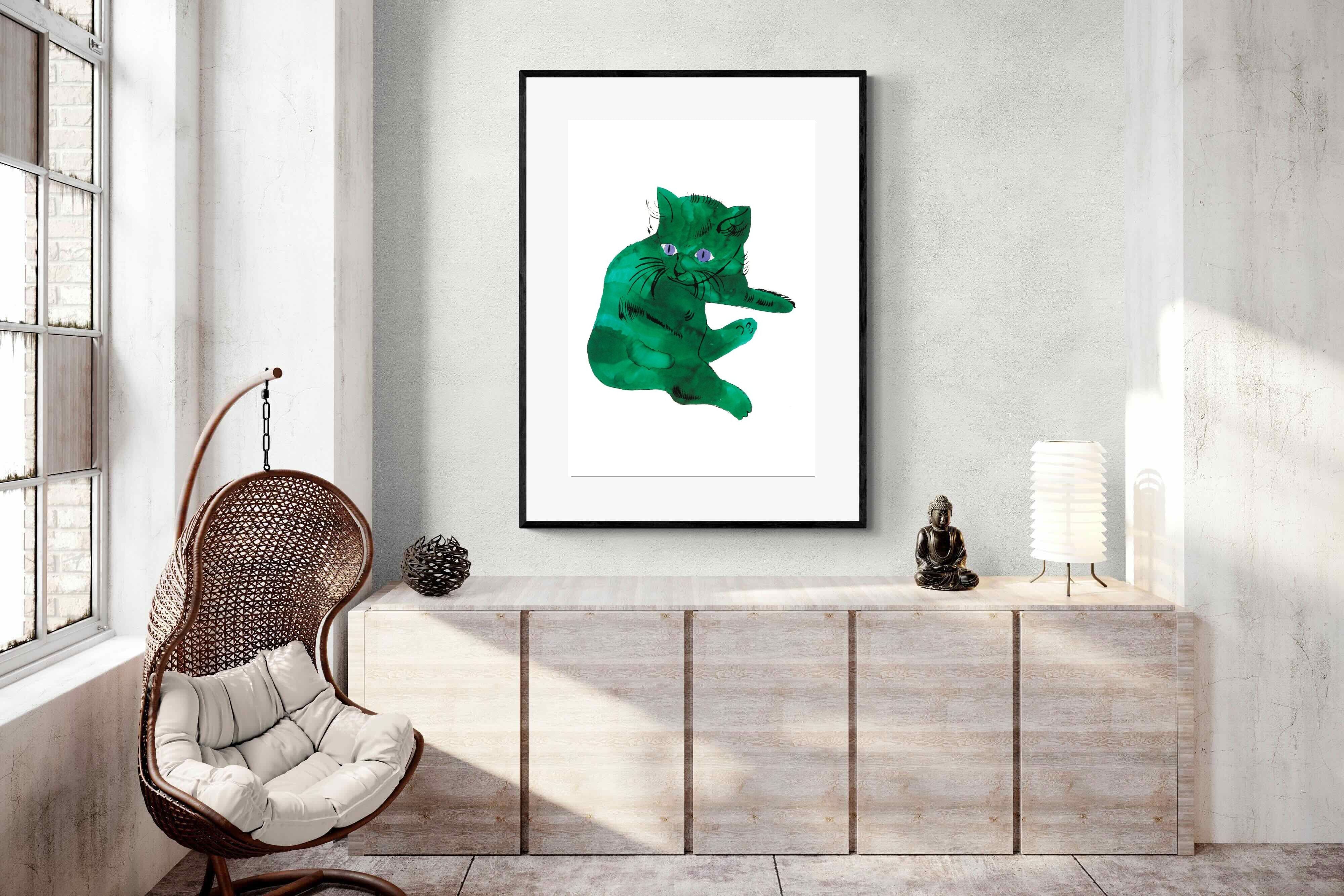 Pixalot Green Cat