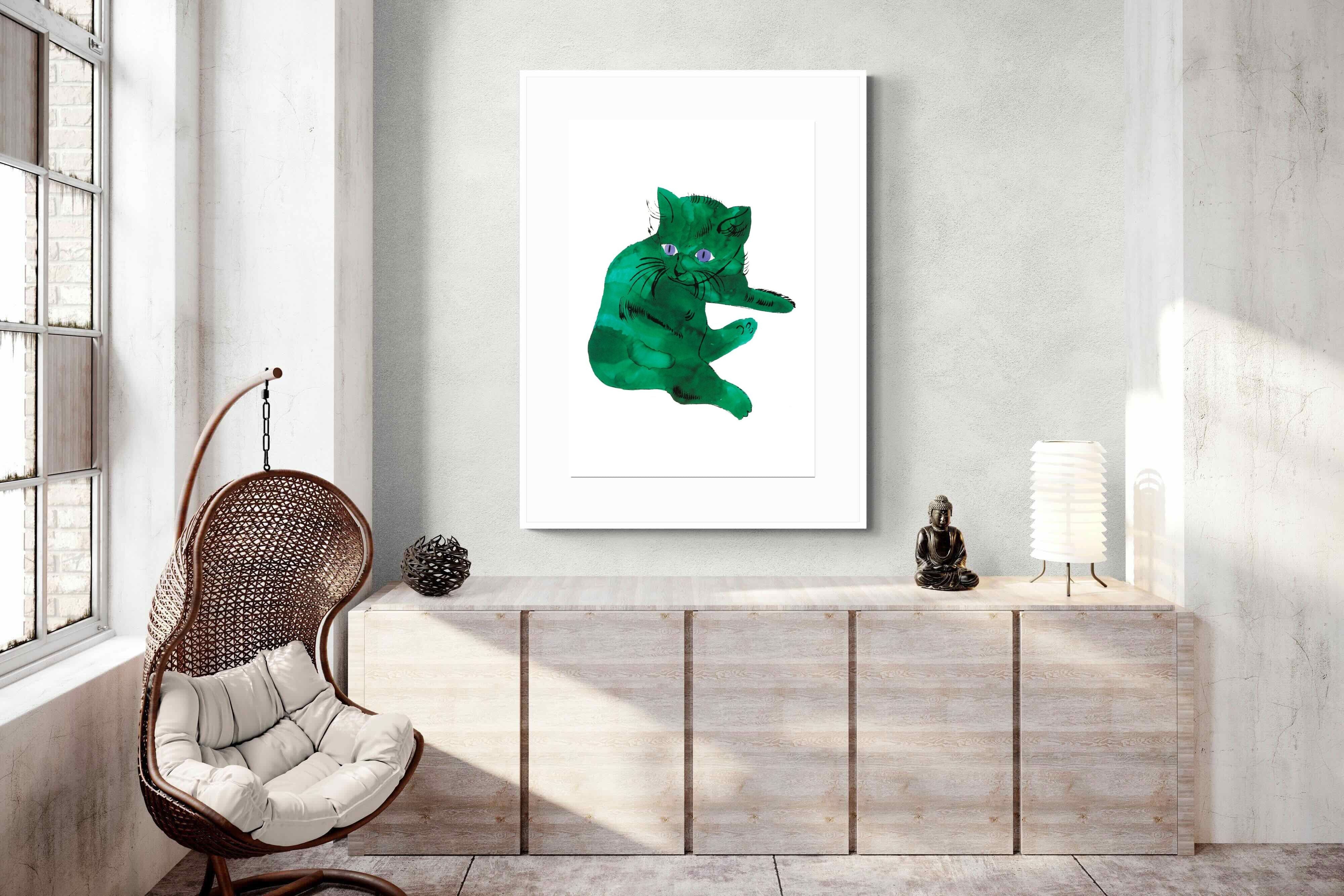 Pixalot Green Cat