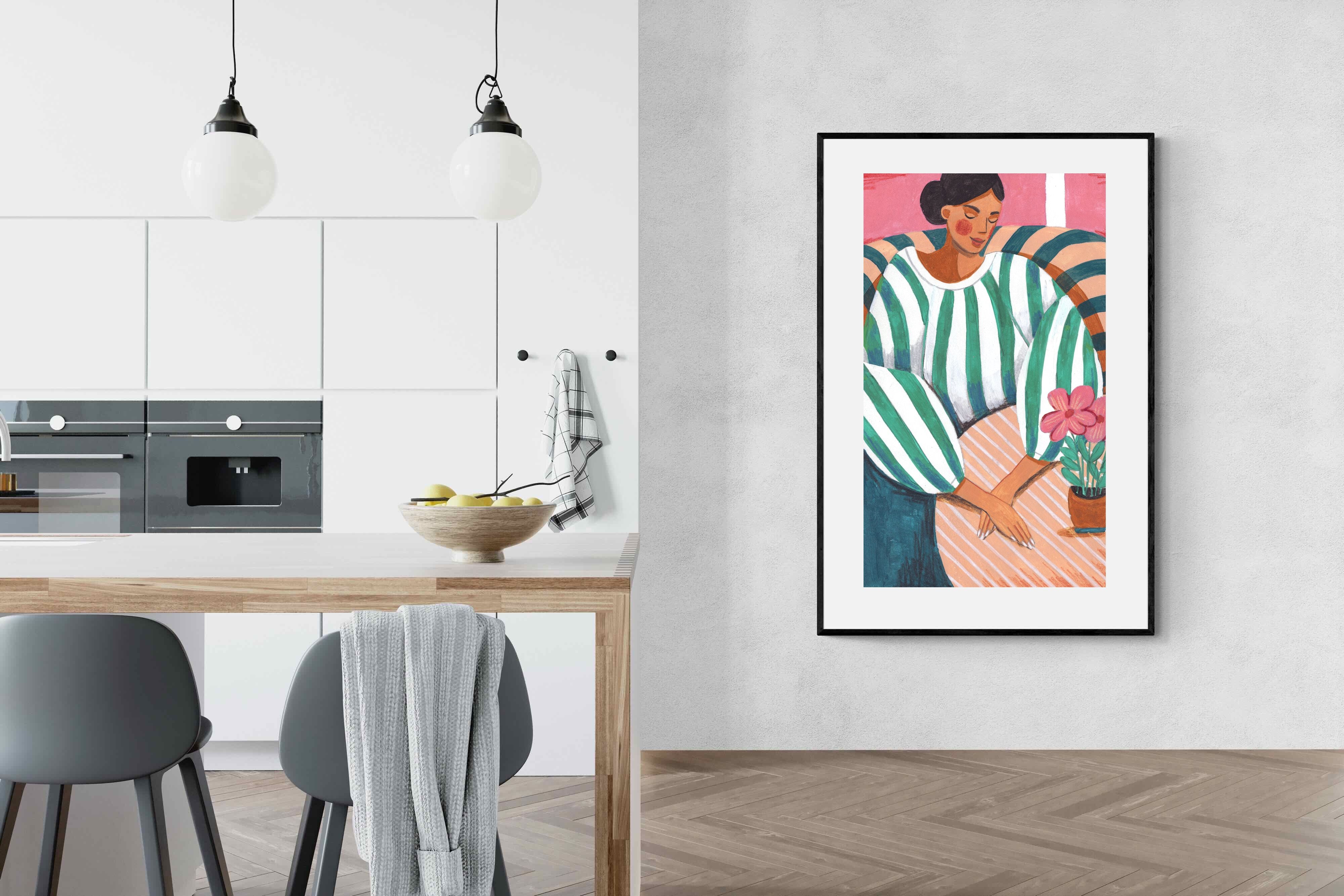 Pixalot Green Stripes & Quiet Moments