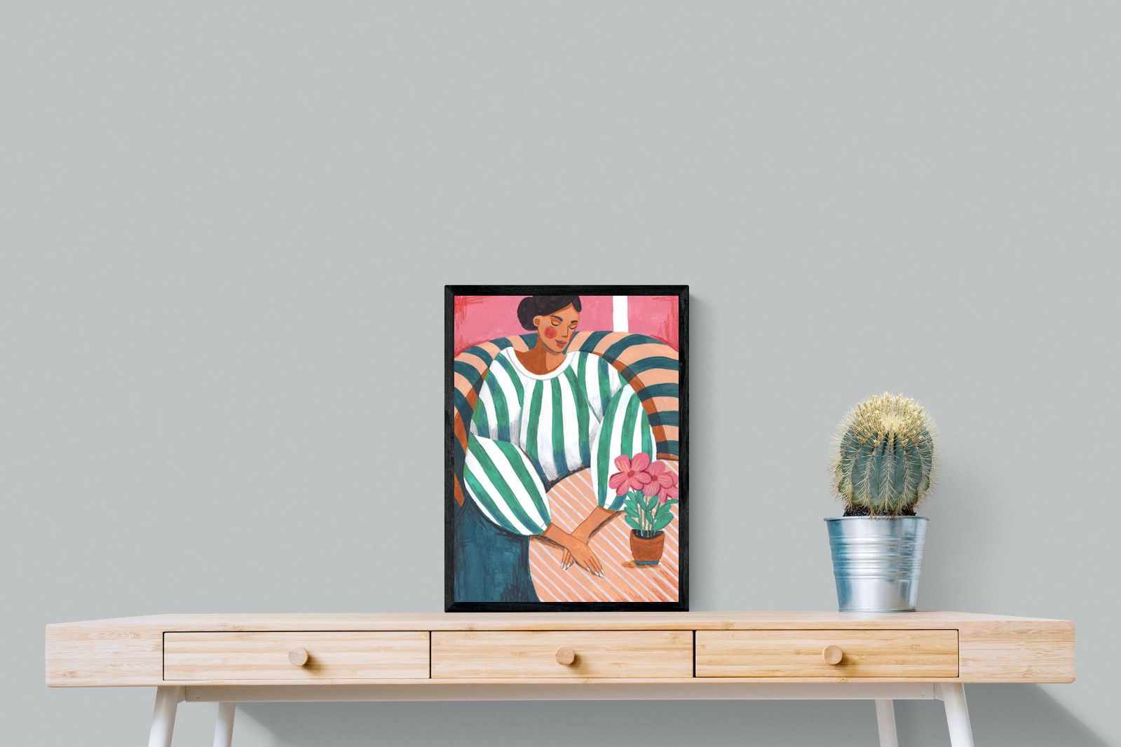 Pixalot Green Stripes & Quiet Moments