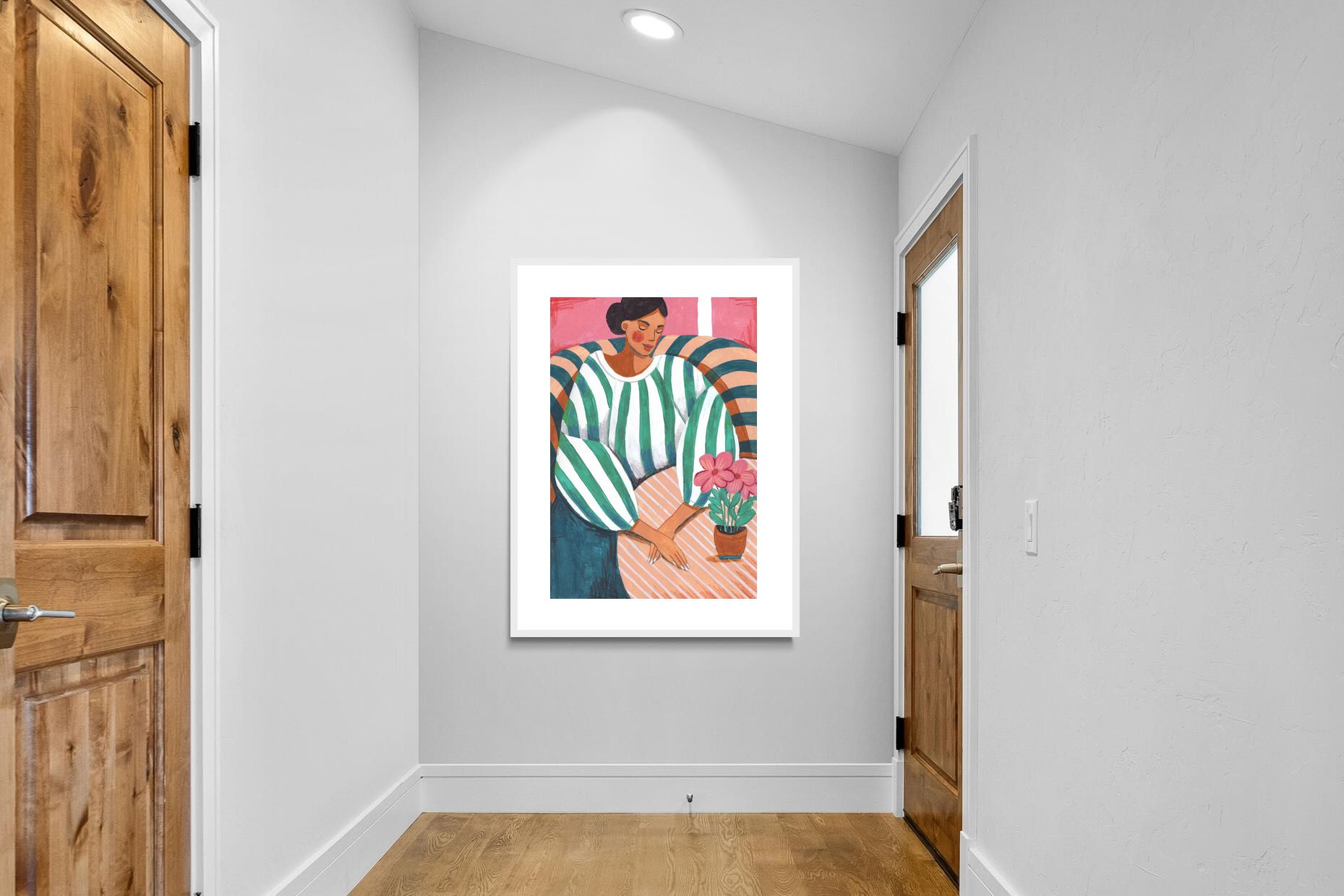 Pixalot Green Stripes & Quiet Moments