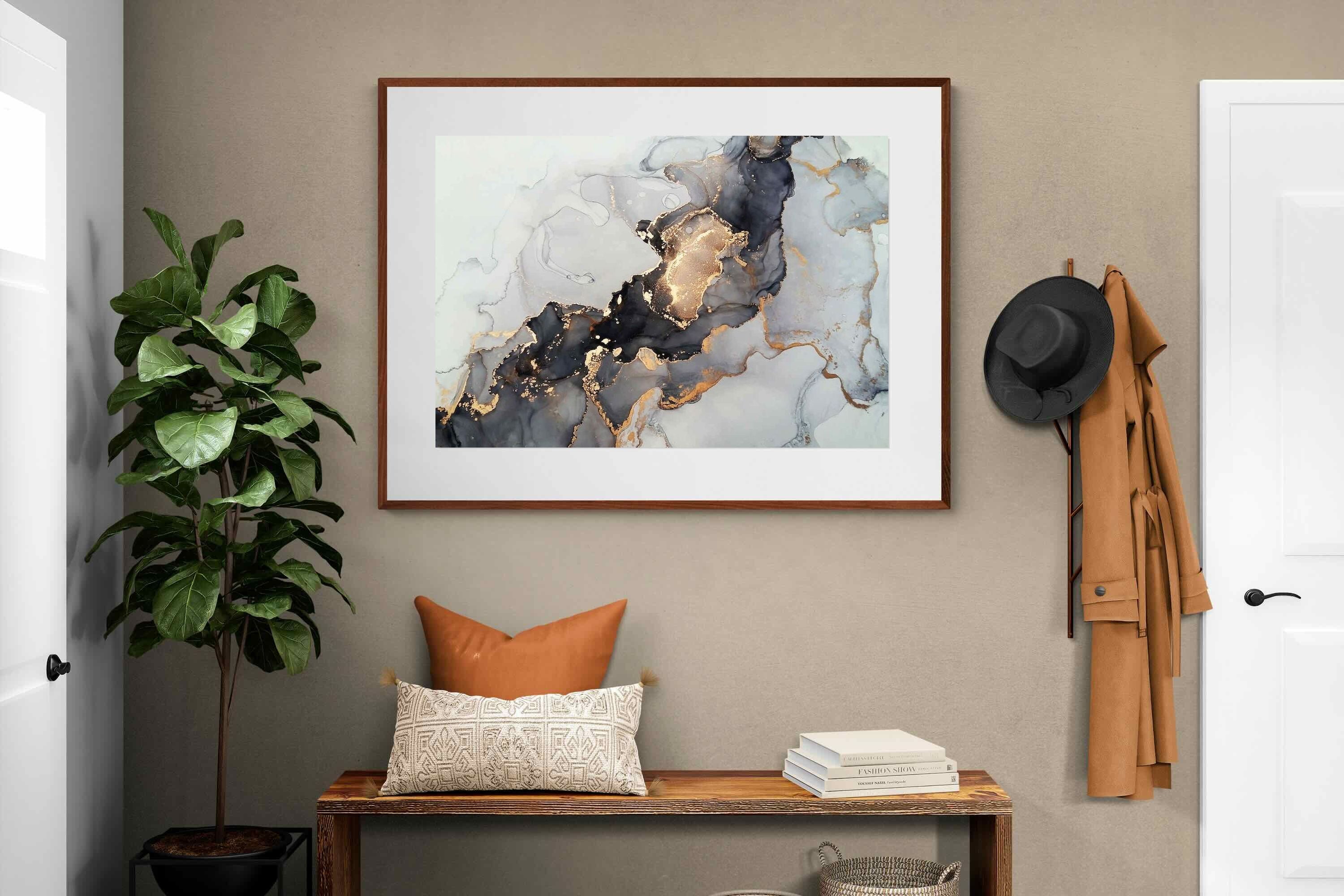 Pixalot ® Grey & Gold Marble
