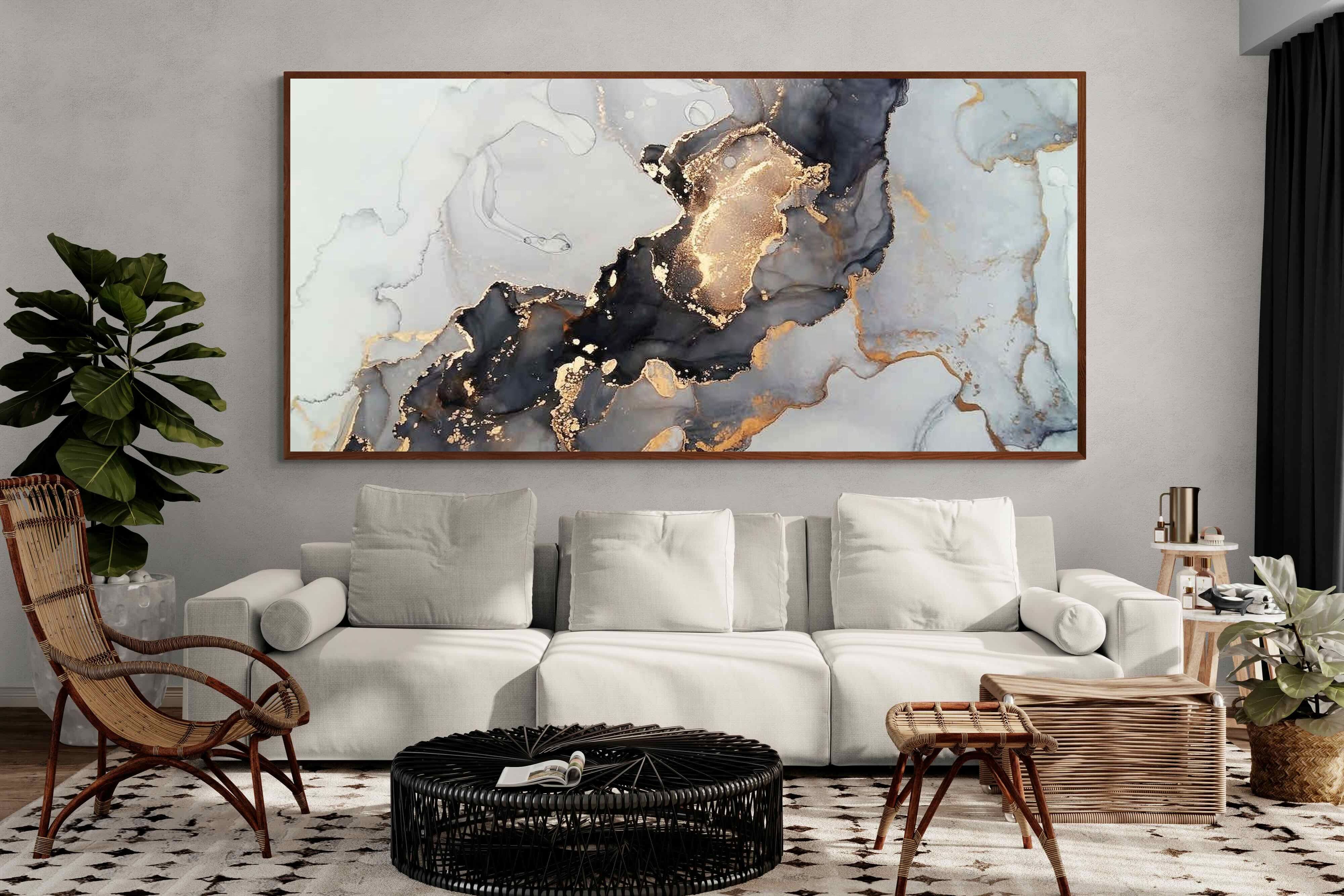 Pixalot ® Grey & Gold Marble