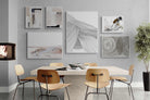 Hobday "Tranquil" Gallery Wall Set-Wall_Art-Mounted Canvas-White-Pixalot