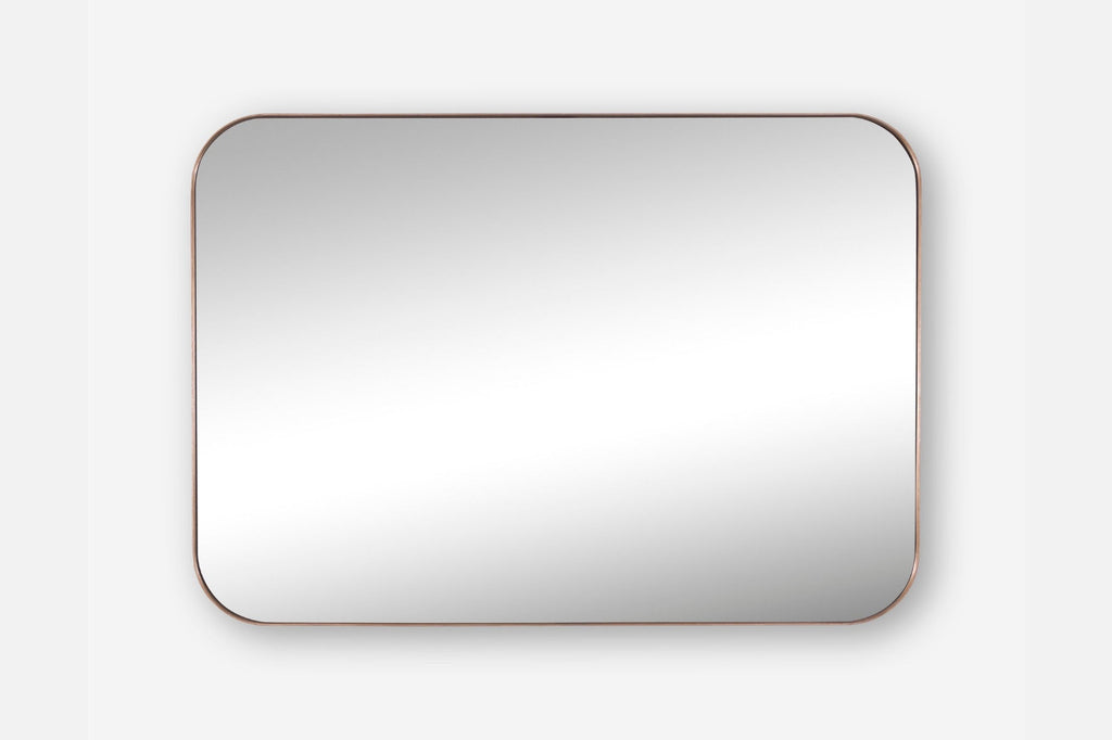 Horizontal Rounded Mirror | SALE-Wall_Art-100 x 70cm-Gold-Pixalot