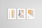 Hues of Colour Set-Wall_Art-45 x 60cm (x3)-Framed Print-Wood-Pixalot