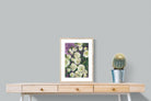 Pixalot Ivory Blooms on Plum